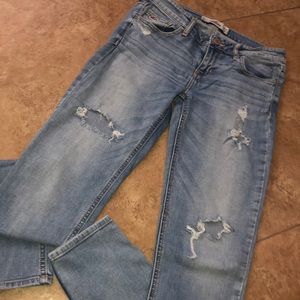 Hollister Low Rise Light Denim Skinny Jean